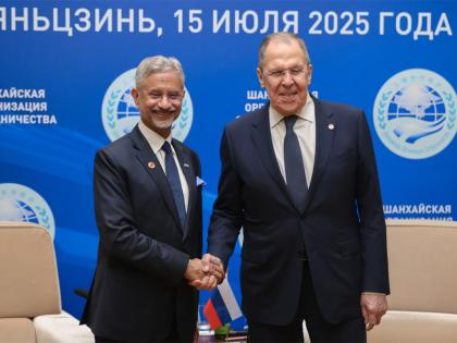 EAM Jaishankar meets Russian Foreign Minister Lavrov on sidelines of SCO meet | EAM Jaishankar meets Russian Foreign Minister Lavrov on sidelines of SCO meet EAM Jaishankar meets Russian Foreign Minister Lavrov on sidelines of SCO meet | EAM Jaishankar meets Russian Foreign Minister Lavrov on sidelines of SCO meet