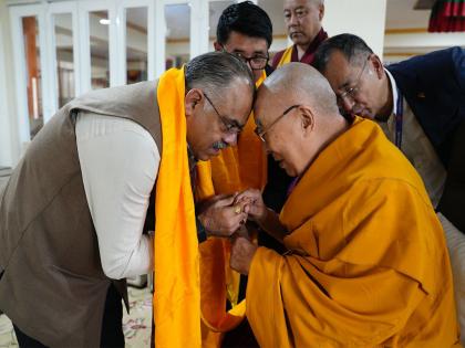 India is land of Buddha, PM Modi preserving Buddhist legacy and values: BJP's Tarun Chugh meets Dalai Lama in Ladakh | India is land of Buddha, PM Modi preserving Buddhist legacy and values: BJP's Tarun Chugh meets Dalai Lama in Ladakh India is land of Buddha, PM Modi preserving Buddhist legacy and values: BJP's Tarun Chugh meets Dalai Lama in Ladakh | India is land of Buddha, PM Modi preserving Buddhist legacy and values: BJP's Tarun Chugh meets Dalai Lama in Ladakh