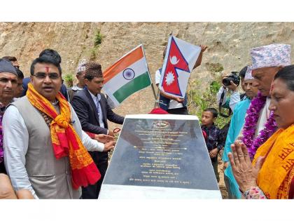 Foundation stone laid for construction of Arun Multipurpose Building with Indian assistance in Nepal | Foundation stone laid for construction of Arun Multipurpose Building with Indian assistance in Nepal Foundation stone laid for construction of Arun Multipurpose Building with Indian assistance in Nepal | Foundation stone laid for construction of Arun Multipurpose Building with Indian assistance in Nepal