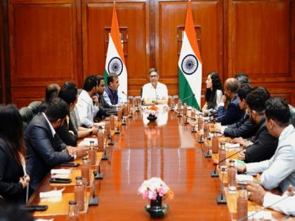 24-member delegation of young Lankan leaders from 14 parties meets Foreign Secy Vikram Misri to 'deepen' India-Sri Lanka ties | 24-member delegation of young Lankan leaders from 14 parties meets Foreign Secy Vikram Misri to 'deepen' India-Sri Lanka ties 24-member delegation of young Lankan leaders from 14 parties meets Foreign Secy Vikram Misri to 'deepen' India-Sri Lanka ties | 24-member delegation of young Lankan leaders from 14 parties meets Foreign Secy Vikram Misri to 'deepen' India-Sri Lanka ties