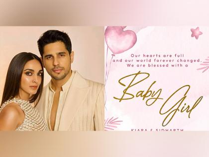 "Our hearts are full": Sidharth Malhotra, Kiara Advani become parents to baby girl | "Our hearts are full": Sidharth Malhotra, Kiara Advani become parents to baby girl "Our hearts are full": Sidharth Malhotra, Kiara Advani become parents to baby girl | "Our hearts are full": Sidharth Malhotra, Kiara Advani become parents to baby girl