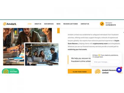 Amdark Limited Launches Comprehensive Investment Fraud Recovery Program to Combat online Scam | Amdark Limited Launches Comprehensive Investment Fraud Recovery Program to Combat online Scam