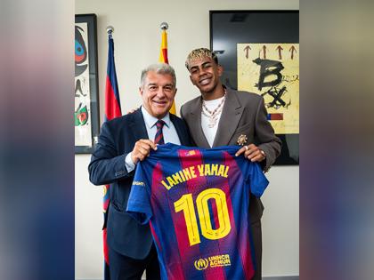 Lamine Yamal to inherit Messi's iconic number 10 jersey for Barcelona | Lamine Yamal to inherit Messi's iconic number 10 jersey for Barcelona Lamine Yamal to inherit Messi's iconic number 10 jersey for Barcelona | Lamine Yamal to inherit Messi's iconic number 10 jersey for Barcelona