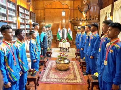 Meghalaya Governor felicitates Wushu cadets of Boys Sports Company, ARC | Meghalaya Governor felicitates Wushu cadets of Boys Sports Company, ARC Meghalaya Governor felicitates Wushu cadets of Boys Sports Company, ARC | Meghalaya Governor felicitates Wushu cadets of Boys Sports Company, ARC