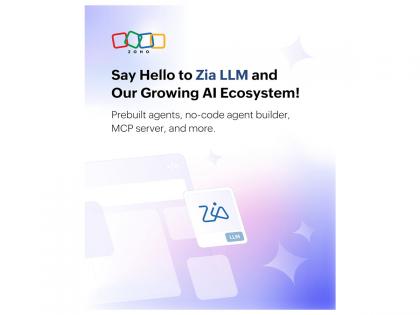 Zoho launches large language model Zia LLM, deepens AI offerings | Zoho launches large language model Zia LLM, deepens AI offerings Zoho launches large language model Zia LLM, deepens AI offerings | Zoho launches large language model Zia LLM, deepens AI offerings