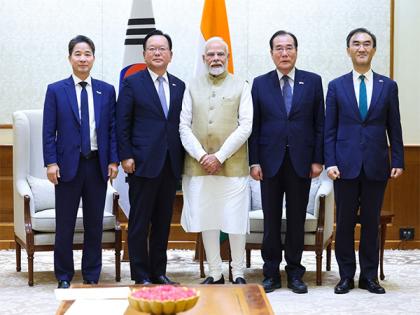 PM Modi meets Special Envoys from South Korea, highlights 10 years of Special Strategic Partnership | PM Modi meets Special Envoys from South Korea, highlights 10 years of Special Strategic Partnership PM Modi meets Special Envoys from South Korea, highlights 10 years of Special Strategic Partnership | PM Modi meets Special Envoys from South Korea, highlights 10 years of Special Strategic Partnership