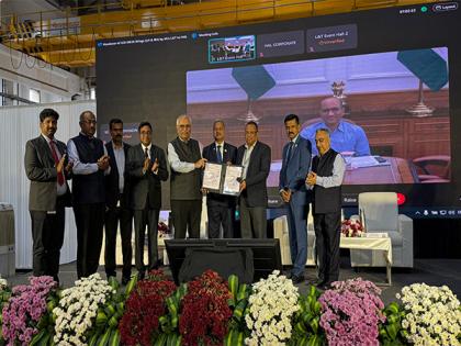 HAL receives first set of wing assemblies for LCA Mk1A from L&T | HAL receives first set of wing assemblies for LCA Mk1A from L&T HAL receives first set of wing assemblies for LCA Mk1A from L&T | HAL receives first set of wing assemblies for LCA Mk1A from L&T