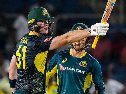 Mitchell Owen joins special club with Warner, Ponting during Australia's 3-wicket triumph over West Indies in 1st T20I | Mitchell Owen joins special club with Warner, Ponting during Australia's 3-wicket triumph over West Indies in 1st T20I