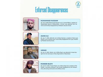 "Clear violation of human rights, international law': Paank decries ongoing wave of enforced disappearances | "Clear violation of human rights, international law': Paank decries ongoing wave of enforced disappearances