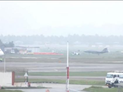 F35B fighter jet prepares to leave Kerala after being grounded for 5 weeks | F35B fighter jet prepares to leave Kerala after being grounded for 5 weeks
