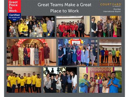 Congratulations from Nex News : Courtyard by Marriott Mumbai Earns Prestigious 'Great Place To Work' Certification | Congratulations from Nex News : Courtyard by Marriott Mumbai Earns Prestigious 'Great Place To Work' Certification Congratulations from Nex News : Courtyard by Marriott Mumbai Earns Prestigious 'Great Place To Work' Certification | Congratulations from Nex News : Courtyard by Marriott Mumbai Earns Prestigious 'Great Place To Work' Certification