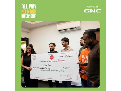 GNC India Crowns All Play No Work Internship Champion, Rishitha Devi Bonangi Transforms Herself and Wins ₹1 Lakh Cash Prize | GNC India Crowns All Play No Work Internship Champion, Rishitha Devi Bonangi Transforms Herself and Wins ₹1 Lakh Cash Prize GNC India Crowns All Play No Work Internship Champion, Rishitha Devi Bonangi Transforms Herself and Wins ₹1 Lakh Cash Prize | GNC India Crowns All Play No Work Internship Champion, Rishitha Devi Bonangi Transforms Herself and Wins ₹1 Lakh Cash Prize