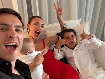 "Our first family of four holiday": Amy Jackson enjoys vacation in Greece, shares pictures | "Our first family of four holiday": Amy Jackson enjoys vacation in Greece, shares pictures "Our first family of four holiday": Amy Jackson enjoys vacation in Greece, shares pictures | "Our first family of four holiday": Amy Jackson enjoys vacation in Greece, shares pictures