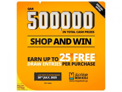Countdown Begins for QAR 500,000 Grand Draw: Mega Deals Unveils Exclusive New Bundles | Countdown Begins for QAR 500,000 Grand Draw: Mega Deals Unveils Exclusive New Bundles Countdown Begins for QAR 500,000 Grand Draw: Mega Deals Unveils Exclusive New Bundles | Countdown Begins for QAR 500,000 Grand Draw: Mega Deals Unveils Exclusive New Bundles