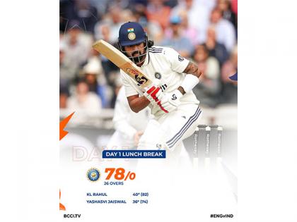 Team India off to fine start, post 78/0 at Manchester (Day 1, Lunch) | Team India off to fine start, post 78/0 at Manchester (Day 1, Lunch)
