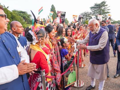"Truly heartening": PM Modi on warm welcome by Indian community in UK | "Truly heartening": PM Modi on warm welcome by Indian community in UK