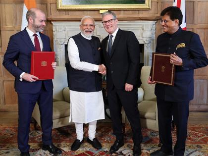 "Trade deal with India is a major win for Britain," says UK PM | "Trade deal with India is a major win for Britain," says UK PM "Trade deal with India is a major win for Britain," says UK PM | "Trade deal with India is a major win for Britain," says UK PM
