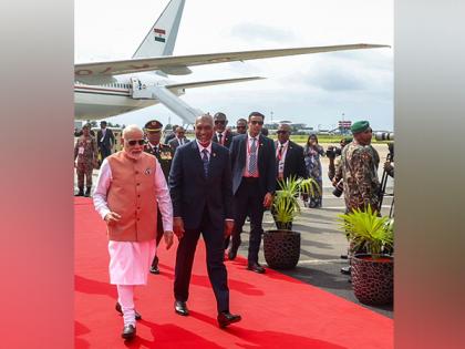 "India-Maldives friendship will scale new heights of progress": PM Modi lands in Male for two-day visit | "India-Maldives friendship will scale new heights of progress": PM Modi lands in Male for two-day visit "India-Maldives friendship will scale new heights of progress": PM Modi lands in Male for two-day visit | "India-Maldives friendship will scale new heights of progress": PM Modi lands in Male for two-day visit