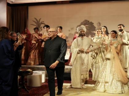 ICW 2025: Tarun Tahiliani unveils his latest bridal line, ends show on nostalgic high with 'Made in India' track | ICW 2025: Tarun Tahiliani unveils his latest bridal line, ends show on nostalgic high with 'Made in India' track ICW 2025: Tarun Tahiliani unveils his latest bridal line, ends show on nostalgic high with 'Made in India' track | ICW 2025: Tarun Tahiliani unveils his latest bridal line, ends show on nostalgic high with 'Made in India' track