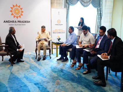 Andhra CM meets Indian High Commissioner in Singapore, aims to strengthen collaboration | Andhra CM meets Indian High Commissioner in Singapore, aims to strengthen collaboration Andhra CM meets Indian High Commissioner in Singapore, aims to strengthen collaboration | Andhra CM meets Indian High Commissioner in Singapore, aims to strengthen collaboration