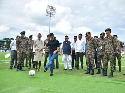 Kokrajhar witnesses a grand opening of 134th Durand Cup | Kokrajhar witnesses a grand opening of 134th Durand Cup Kokrajhar witnesses a grand opening of 134th Durand Cup | Kokrajhar witnesses a grand opening of 134th Durand Cup