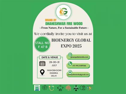 Green Pellets India to Showcase Sustainable Fuel Innovations at Bioenergy Global Expo 2025 | Green Pellets India to Showcase Sustainable Fuel Innovations at Bioenergy Global Expo 2025