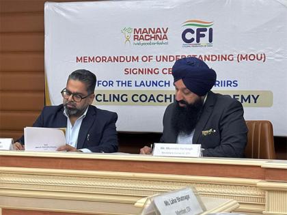 Cycling Federation of India, Manav Rachna University sign MoU to empower cycling, sports education | Cycling Federation of India, Manav Rachna University sign MoU to empower cycling, sports education
