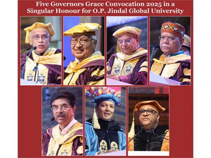 Five Governors Grace Convocation 2025 in a Singular Honour for O.P. Jindal Global University | Five Governors Grace Convocation 2025 in a Singular Honour for O.P. Jindal Global University Five Governors Grace Convocation 2025 in a Singular Honour for O.P. Jindal Global University | Five Governors Grace Convocation 2025 in a Singular Honour for O.P. Jindal Global University