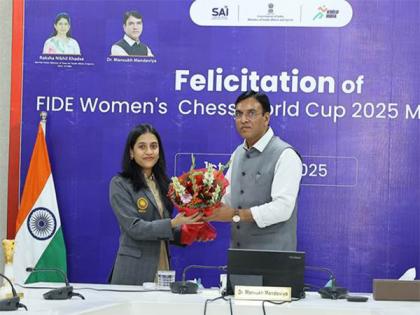India's victory in Women's Chess World Cup testament to country's sporting prowess: Mandaviya | India's victory in Women's Chess World Cup testament to country's sporting prowess: Mandaviya