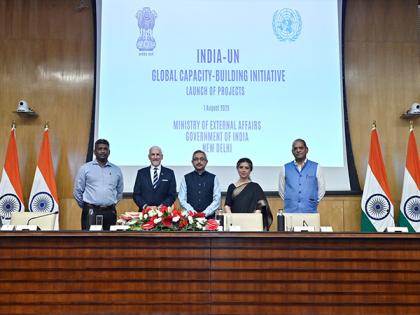 India launches projects partnered with UN under Global Capacity Building Initiative for Asia, Africa and the Caribbean countries | India launches projects partnered with UN under Global Capacity Building Initiative for Asia, Africa and the Caribbean countries