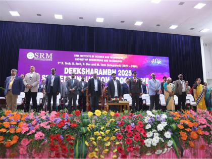 SRMIST Hosts Grand Induction Ceremony, Welcoming Future Changemakers to the Faculty of Engineering & Technology | SRMIST Hosts Grand Induction Ceremony, Welcoming Future Changemakers to the Faculty of Engineering & Technology