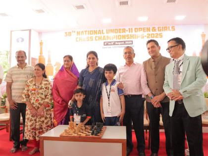 India's next chess prodigies gather in Jalgaon: Union Minister Raksha Khadse inaugurates 38th National Under-11 Championship | India's next chess prodigies gather in Jalgaon: Union Minister Raksha Khadse inaugurates 38th National Under-11 Championship India's next chess prodigies gather in Jalgaon: Union Minister Raksha Khadse inaugurates 38th National Under-11 Championship | India's next chess prodigies gather in Jalgaon: Union Minister Raksha Khadse inaugurates 38th National Under-11 Championship