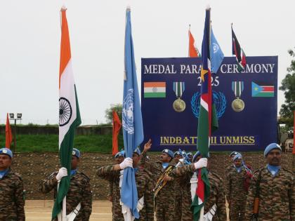 Indian peacekeepers honoured with UN Medals for protecting civilians in South Sudan | Indian peacekeepers honoured with UN Medals for protecting civilians in South Sudan Indian peacekeepers honoured with UN Medals for protecting civilians in South Sudan | Indian peacekeepers honoured with UN Medals for protecting civilians in South Sudan