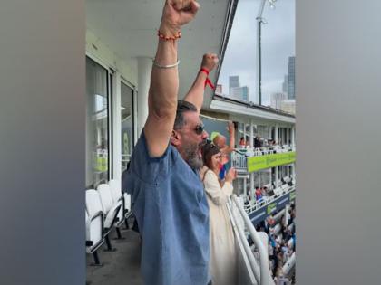 Suniel Shetty screams with joy in Oval stadium as India level series with memorable win against England | Suniel Shetty screams with joy in Oval stadium as India level series with memorable win against England