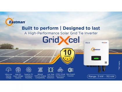 Eastman Launches Grid Tie Inverters (GridXcel): A Bold Foray into the Commercial & Industrial Solar Segment | Eastman Launches Grid Tie Inverters (GridXcel): A Bold Foray into the Commercial & Industrial Solar Segment Eastman Launches Grid Tie Inverters (GridXcel): A Bold Foray into the Commercial & Industrial Solar Segment | Eastman Launches Grid Tie Inverters (GridXcel): A Bold Foray into the Commercial & Industrial Solar Segment