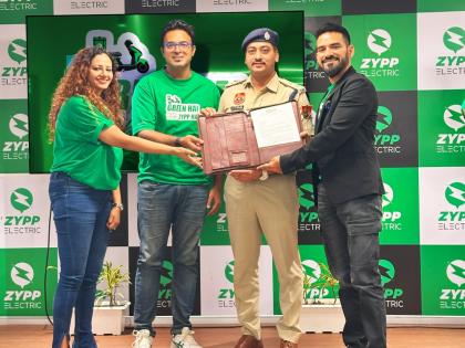 Zypp Electric and Gurugram Traffic Police Launch 'Green Hai Toh Zypp Hai' Campaign to Promote EV Adoption and Road Safety | Zypp Electric and Gurugram Traffic Police Launch 'Green Hai Toh Zypp Hai' Campaign to Promote EV Adoption and Road Safety Zypp Electric and Gurugram Traffic Police Launch 'Green Hai Toh Zypp Hai' Campaign to Promote EV Adoption and Road Safety | Zypp Electric and Gurugram Traffic Police Launch 'Green Hai Toh Zypp Hai' Campaign to Promote EV Adoption and Road Safety