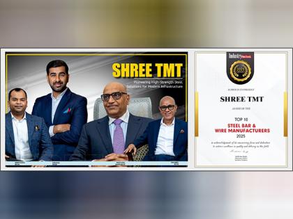 Shree TMT Recognized Among Top 10 Steel Bar & Wire Manufacturers by Industry Outlook | Shree TMT Recognized Among Top 10 Steel Bar & Wire Manufacturers by Industry Outlook Shree TMT Recognized Among Top 10 Steel Bar & Wire Manufacturers by Industry Outlook | Shree TMT Recognized Among Top 10 Steel Bar & Wire Manufacturers by Industry Outlook