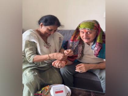 Anupam Kher celebrates Rakshabandhan with sister-in-law Reema, shares heartfelt video | Anupam Kher celebrates Rakshabandhan with sister-in-law Reema, shares heartfelt video Anupam Kher celebrates Rakshabandhan with sister-in-law Reema, shares heartfelt video | Anupam Kher celebrates Rakshabandhan with sister-in-law Reema, shares heartfelt video