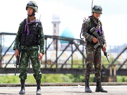 Three Thai soldiers injured by landmine amid tense Cambodia border ceasefire | Three Thai soldiers injured by landmine amid tense Cambodia border ceasefire Three Thai soldiers injured by landmine amid tense Cambodia border ceasefire | Three Thai soldiers injured by landmine amid tense Cambodia border ceasefire