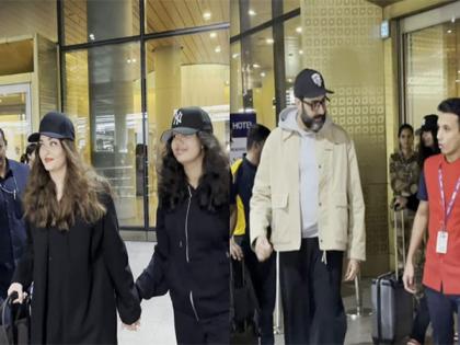 Bachchans return to Mumbai after family vacation; Aishwarya, Abhishek, and Aaradhya spotted at airport | Bachchans return to Mumbai after family vacation; Aishwarya, Abhishek, and Aaradhya spotted at airport Bachchans return to Mumbai after family vacation; Aishwarya, Abhishek, and Aaradhya spotted at airport | Bachchans return to Mumbai after family vacation; Aishwarya, Abhishek, and Aaradhya spotted at airport
