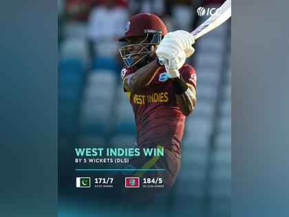 Chase's all-round effort helps WI level series with 5-wicket win over Pakistan in 2nd ODI | Chase's all-round effort helps WI level series with 5-wicket win over Pakistan in 2nd ODI