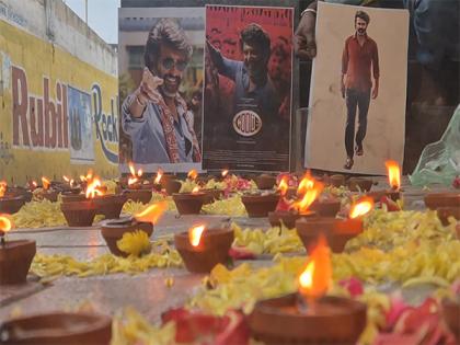 Thalaiva fever in Tamil Nadu: Rajinikanth fans perform special pooja ahead of 'Coolie' release | Thalaiva fever in Tamil Nadu: Rajinikanth fans perform special pooja ahead of 'Coolie' release
