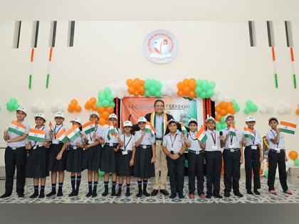 Dr. Dinesh Shahra Sparks Leadership Spirit at Vedansh International School's Independence Day Celebration | Dr. Dinesh Shahra Sparks Leadership Spirit at Vedansh International School's Independence Day Celebration