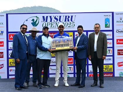 Yuvraj Sandhu storms to third title of season at Mysuru Open 2025 | Yuvraj Sandhu storms to third title of season at Mysuru Open 2025