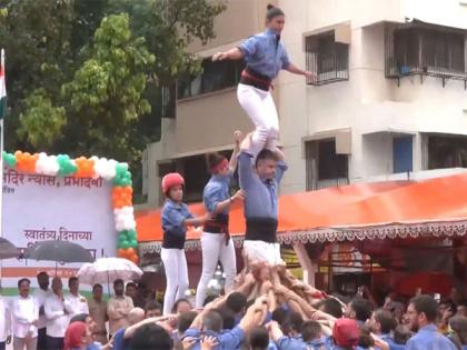 Spain Castellers group arrives in Mumbai to take part in Dahi Handi celebrations | Spain Castellers group arrives in Mumbai to take part in Dahi Handi celebrations Spain Castellers group arrives in Mumbai to take part in Dahi Handi celebrations | Spain Castellers group arrives in Mumbai to take part in Dahi Handi celebrations