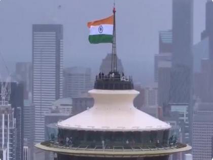 Indian flag raised atop Seattle Space Needle to mark 79th Independence Day celebrations | Indian flag raised atop Seattle Space Needle to mark 79th Independence Day celebrations