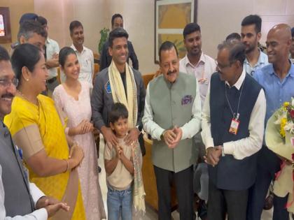 'Moment of pride for India': Union minister Jitendra Singh welcomes Shubhanshu Shukla in Delhi | 'Moment of pride for India': Union minister Jitendra Singh welcomes Shubhanshu Shukla in Delhi