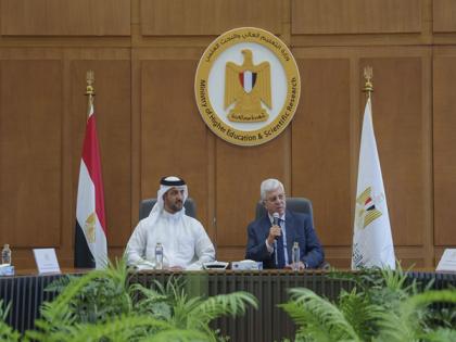 Sultan bin Ahmed, Egypt's Minister of Higher Education discuss strategic partnership | Sultan bin Ahmed, Egypt's Minister of Higher Education discuss strategic partnership