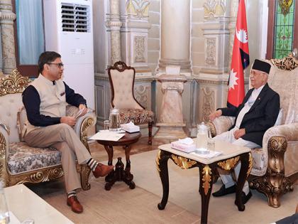 Foreign Secretary Vikram Misri calls on Nepal PM Oli during two-day visit | Foreign Secretary Vikram Misri calls on Nepal PM Oli during two-day visit