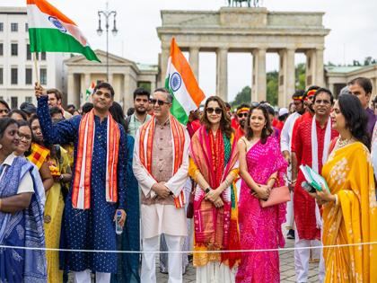 Indian Embassy in Germany organises 'Bharat Parade' to mark 79th Independence Day | Indian Embassy in Germany organises 'Bharat Parade' to mark 79th Independence Day Indian Embassy in Germany organises 'Bharat Parade' to mark 79th Independence Day | Indian Embassy in Germany organises 'Bharat Parade' to mark 79th Independence Day